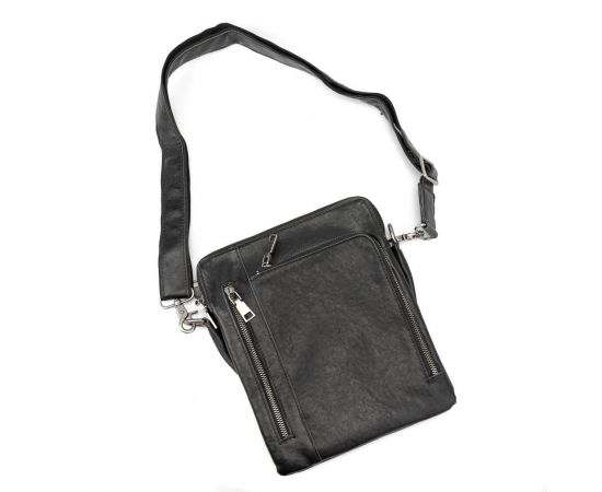 Купить Месенджер класичний черний в гладкой кожеі Tiding Bag 8009A, фото , изображение 6, характеристики, отзывы