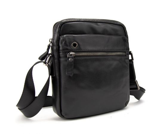 Купить Месенджер класичний в гладкій шкірі чорний Tiding Bag 8717A, фото , изображение 3, характеристики, отзывы