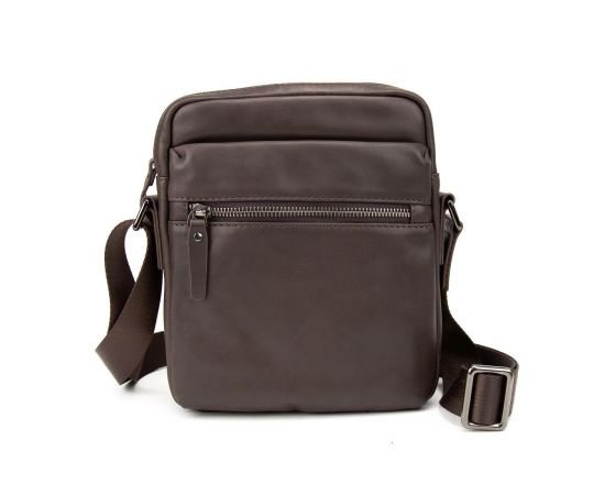 Купить Месенджер класичний в гладкій шкірі коричневий Tiding Bag 8717C, фото , изображение 3, характеристики, отзывы
