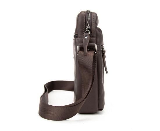 Купить Месенджер класичний в гладкій шкірі коричневий Tiding Bag 8717C, фото , изображение 4, характеристики, отзывы