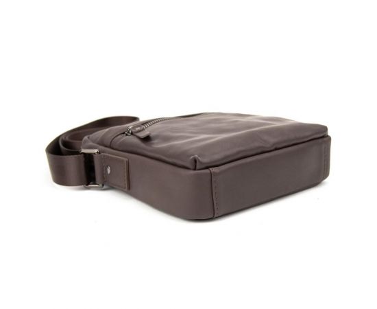 Купить Месенджер класичний в гладкій шкірі коричневий Tiding Bag 8717C, фото , изображение 5, характеристики, отзывы