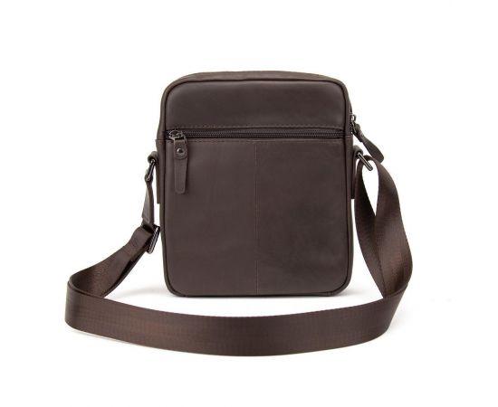 Купить Месенджер класичний в гладкій шкірі коричневий Tiding Bag 8717C, фото , изображение 6, характеристики, отзывы