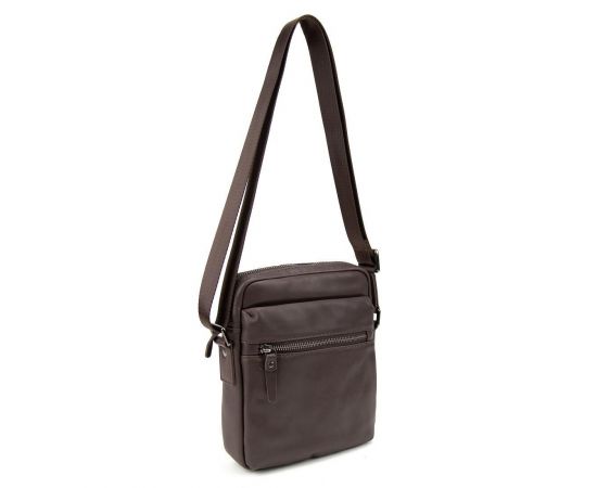 Купить Месенджер класичний в гладкій шкірі коричневий Tiding Bag 8717C, фото , изображение 7, характеристики, отзывы