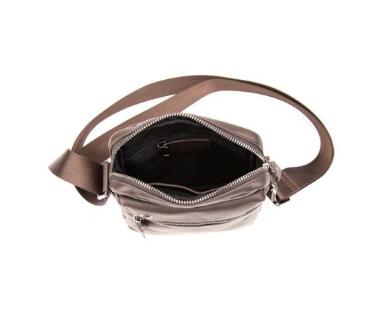 Купить Месенджер в гладкой коже коричневий Tiding Bag 8718C, фото , изображение 2, характеристики, отзывы