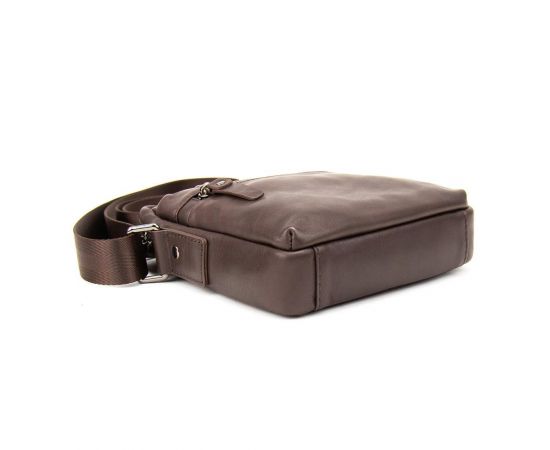 Купить Месенджер в гладкой коже коричневий Tiding Bag 8718C, фото , изображение 4, характеристики, отзывы