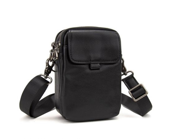 Купить Мужская мини-сумка через плече кожаная Tiding Bag 8899A, фото , характеристики, отзывы
