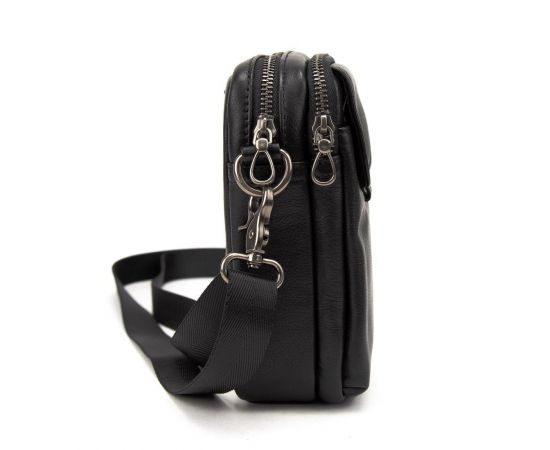 Купить Мужская мини-сумка через плече кожаная Tiding Bag 8899A, фото , изображение 4, характеристики, отзывы