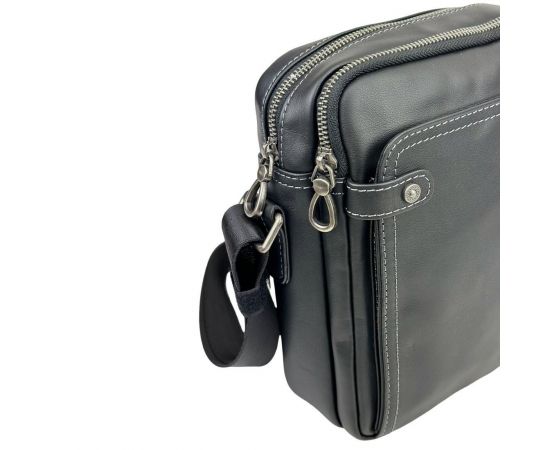 Придбати Сумка через плечо мужская кожаная Tiding Bag 8911A, image , зображення 8, характеристики, відгуки