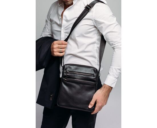 Купить Сумка на плечо мужская кожаная Tiding Bag 9830A, фото , изображение 6, характеристики, отзывы