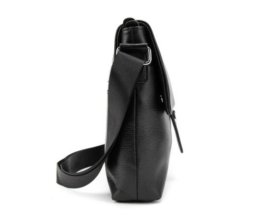 Придбати Мессенджер черный кожаный TIDING BAG A25-8805A, image , зображення 4, характеристики, відгуки