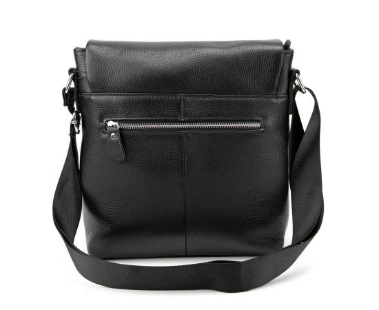 Придбати Мессенджер черный кожаный TIDING BAG A25-8805A, image , зображення 6, характеристики, відгуки