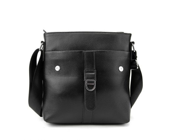 Придбати Мессенджер черный кожаный TIDING BAG A25-8805A, image , зображення 7, характеристики, відгуки