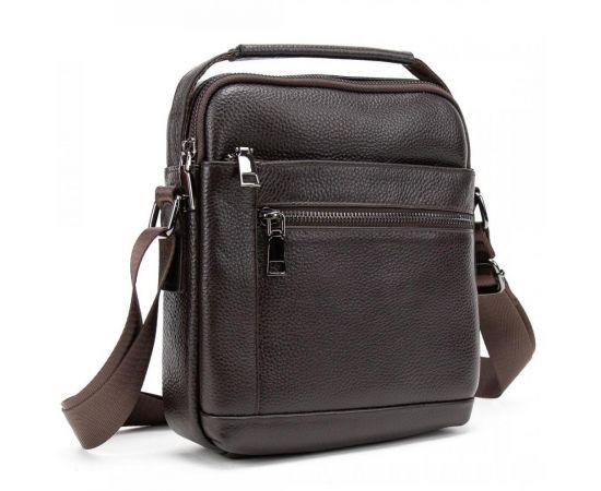 Придбати Мужская кожаная сумка мессенджер Tiding Bag A25F-2217DB, image , характеристики, відгуки