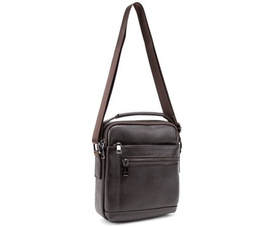 Придбати Мужская кожаная сумка мессенджер Tiding Bag A25F-2217DB, image , зображення 6, характеристики, відгуки