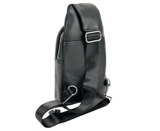 Купить Мужской кожаный черный слинг Tiding Bag A25F-250117A, фото , изображение 6, характеристики, отзывы