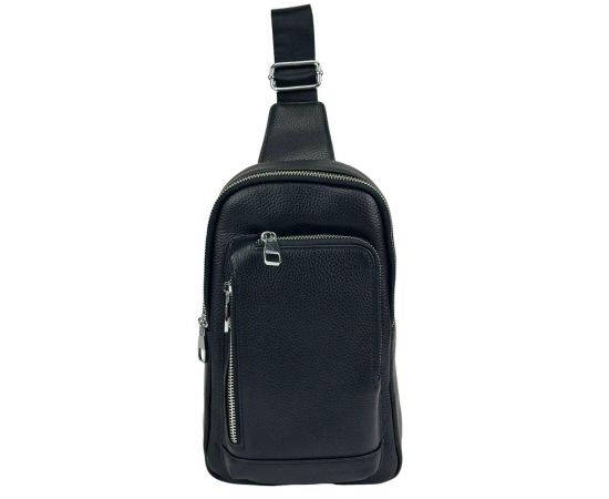 Купить Кожаный черный слинг через плечо Tiding Bag A25F-250131A, фото , изображение 3, характеристики, отзывы