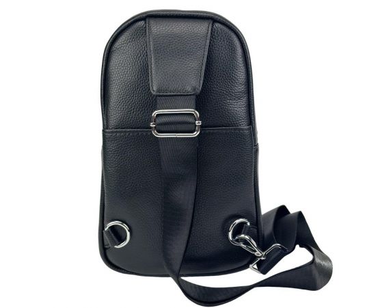 Купить Кожаный черный слинг через плечо Tiding Bag A25F-250131A, фото , изображение 5, характеристики, отзывы