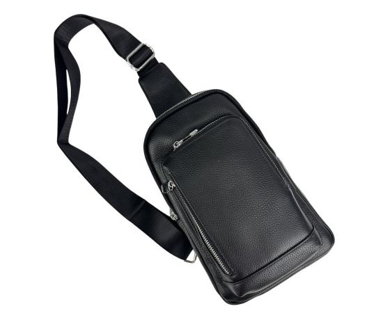 Купить Кожаный черный слинг через плечо Tiding Bag A25F-250131A, фото , изображение 8, характеристики, отзывы