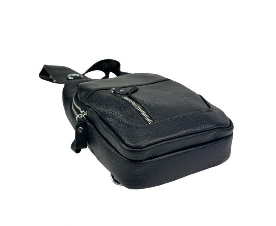 Купить Кожаный черный слинг через плечо Tiding Bag A25F-6809-1A, фото , изображение 6, характеристики, отзывы
