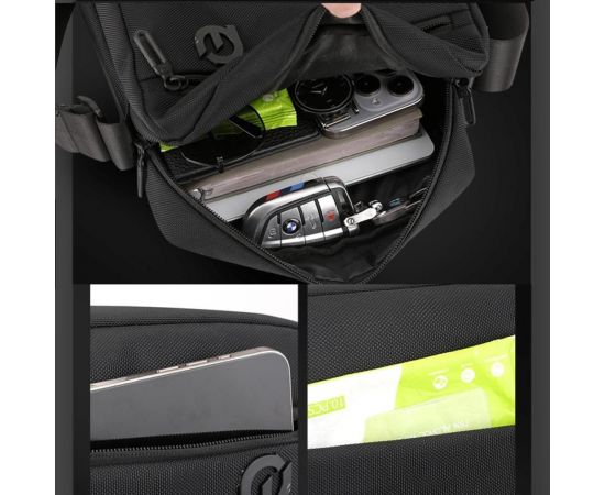 Придбати Вместительный повседневный мужской мессенджер Confident AT08-2131A, image , зображення 5, характеристики, відгуки