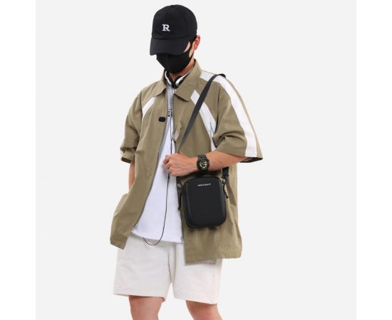 Придбати Маленькая мужская текстильная сумка с ручкой Confident AT09-T-34724A, image , зображення 2, характеристики, відгуки