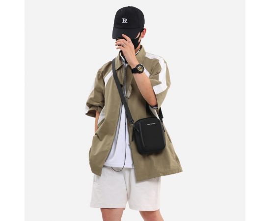 Придбати Маленькая мужская текстильная сумка с ручкой Confident AT09-T-34724A, image , зображення 10, характеристики, відгуки