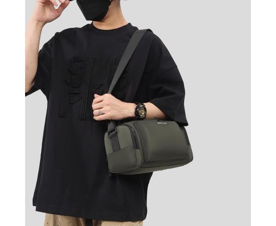 Придбати Горизонтальная текстильная мужская сумка Confident AT09-T-34804KH, image , зображення 2, характеристики, відгуки