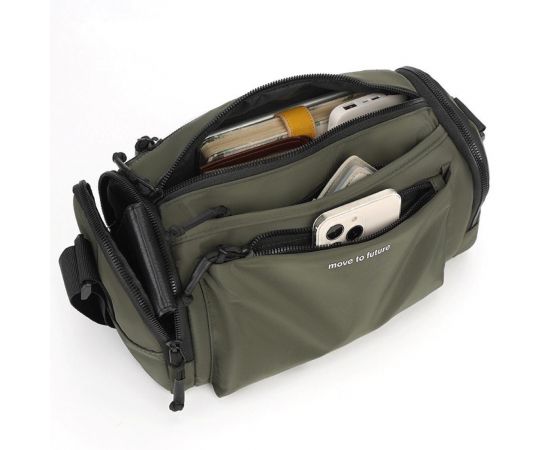 Придбати Горизонтальная текстильная мужская сумка Confident AT09-T-34804KH, image , зображення 5, характеристики, відгуки