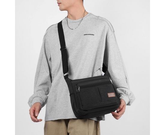 Придбати Горизонтальный текстильный мессенджер с клапаном Confident ATN01-T-L085A, image , зображення 2, характеристики, відгуки