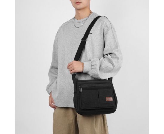 Придбати Горизонтальный текстильный мессенджер с клапаном Confident ATN01-T-L085A, image , зображення 9, характеристики, відгуки