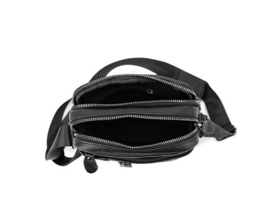 Придбати Кожаный небольшой мессенджер на два отделения Tiding Bag M56-2007A, image , зображення 2, характеристики, відгуки