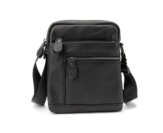 Придбати Кожаный небольшой мессенджер на два отделения Tiding Bag M56-2007A, image , зображення 3, характеристики, відгуки