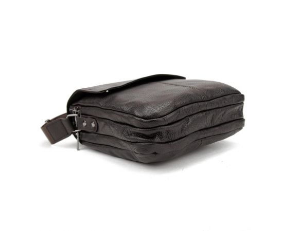 Придбати Кожаный мессенджер с клапаном на два отдела Tiding Bag M56-3508C, image , зображення 6, характеристики, відгуки