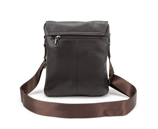 Придбати Кожаный мессенджер с клапаном на два отдела Tiding Bag M56-3508C, image , зображення 7, характеристики, відгуки