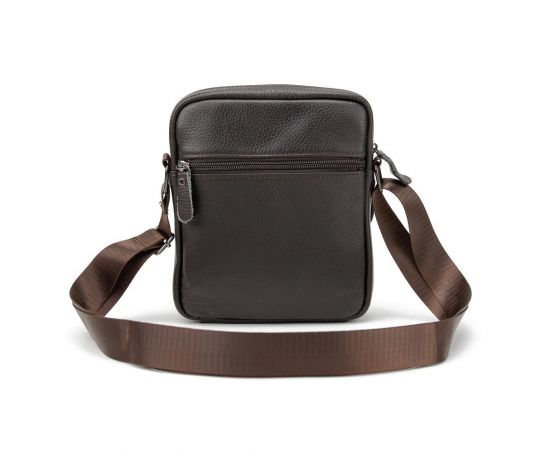 Придбати Мужская кожаная сумка через плечо Tiding Bag M56-3646-1C, image , зображення 5, характеристики, відгуки