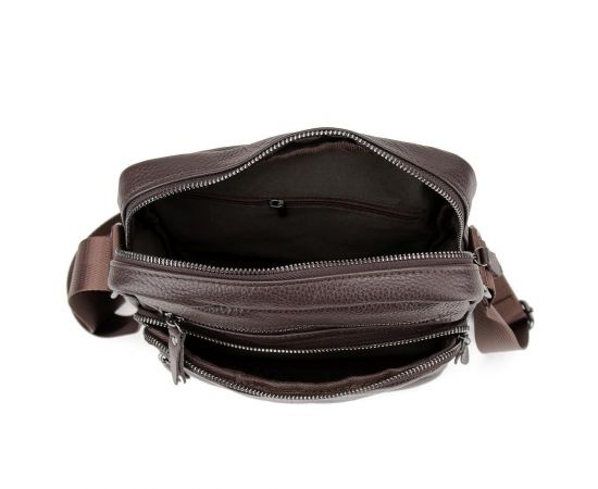 Придбати Мужская кожаная сумка через плечо Tiding Bag M56-9981C, image , зображення 2, характеристики, відгуки