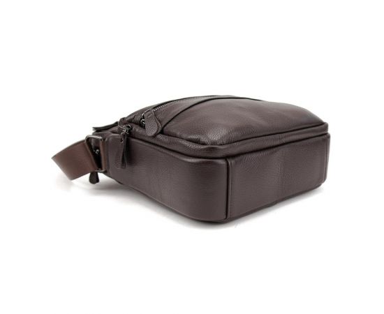 Придбати Мужская кожаная сумка через плечо Tiding Bag M56-9981C, image , зображення 5, характеристики, відгуки