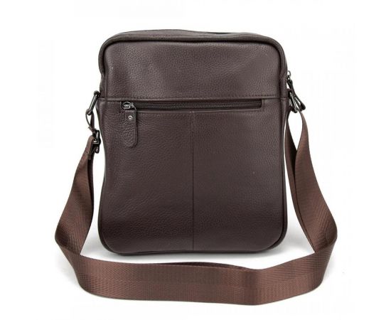 Придбати Мужская кожаная сумка через плечо Tiding Bag M56-9981C, image , зображення 6, характеристики, відгуки