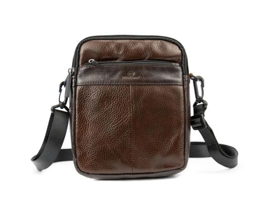 Купить Маленькая кожаная сумка через плече мужская Ruff Ryder RR-012-1DB, фото , характеристики, отзывы
