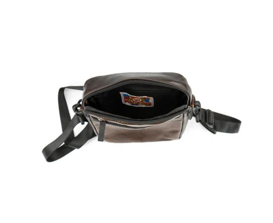 Купить Маленькая кожаная сумка через плече мужская Ruff Ryder RR-012-1DB, фото , изображение 2, характеристики, отзывы