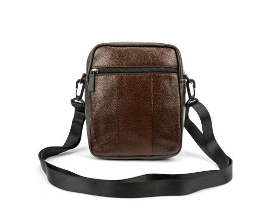 Купить Маленькая кожаная сумка через плече мужская Ruff Ryder RR-012-1DB, фото , изображение 5, характеристики, отзывы
