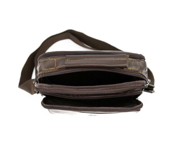 Придбати Мужская барсетка большая из натуральной кожи Ruff Ryder RR-10101DB, image , зображення 2, характеристики, відгуки