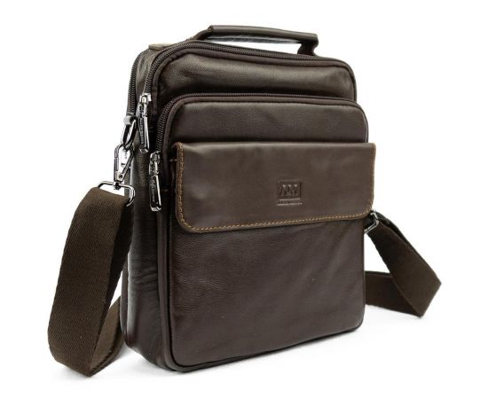 Придбати Мужская барсетка большая из натуральной кожи Ruff Ryder RR-10101DB, image , зображення 3, характеристики, відгуки