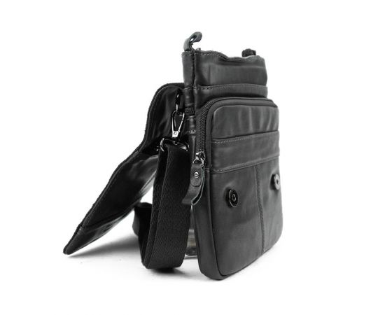 Придбати Мужская кожаная тонкачя сумка с клапаном Ruff Ryder RR-9098-1A, image , зображення 4, характеристики, відгуки