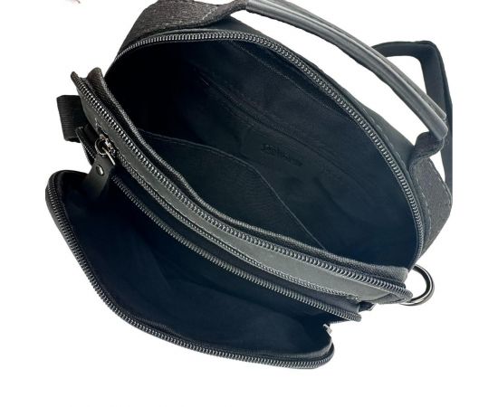 Купить Месенджер в коже черный нубук Ruff Ryder RR-9130-1A, фото , изображение 2, характеристики, отзывы