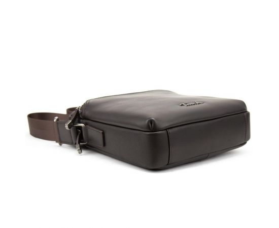 Придбати Мужская кожаная сумка через плечо коричневая Tiding Bag SM8-9686-4C, image , зображення 5, характеристики, відгуки