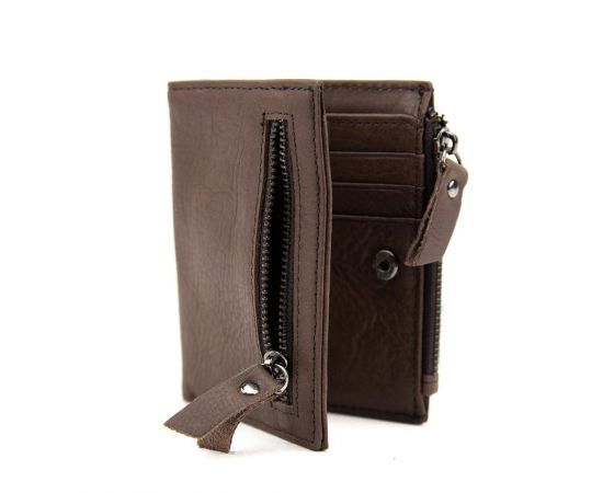 Придбати Мягкое кожаное портмоне на кнопке Tiding Bag M39-FA852C, image , зображення 5, характеристики, відгуки