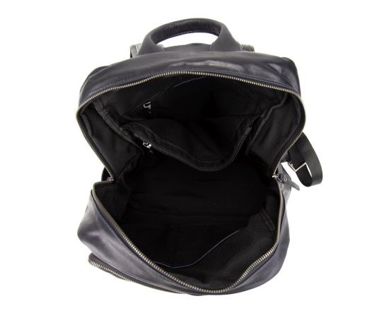 Купить Мужской кожаный рюкзак темно-синий Tiding Bag 2086BL, фото , изображение 2, характеристики, отзывы