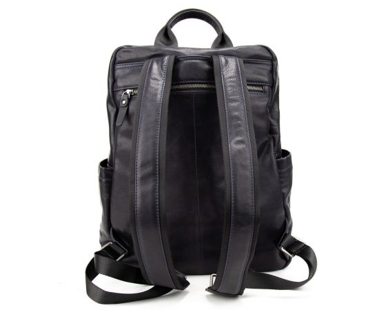 Купить Мужской кожаный рюкзак темно-синий Tiding Bag 2086BL, фото , изображение 6, характеристики, отзывы