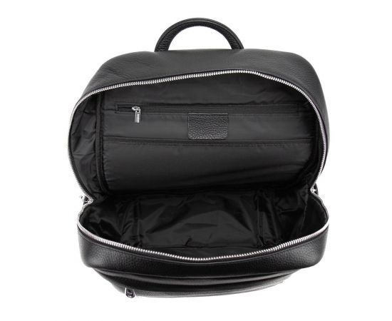 Придбати Мужской кожаный рюкзак черный Tiding Bag A25F-210727A, image , зображення 2, характеристики, відгуки